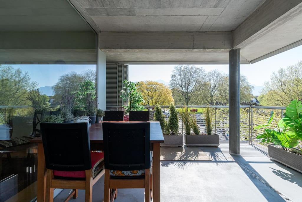 Lakeside-Apartment-1 Grand Appartement Familial Avec Terrasses Et Vue Panoramique Vevey Eksteriør bilde