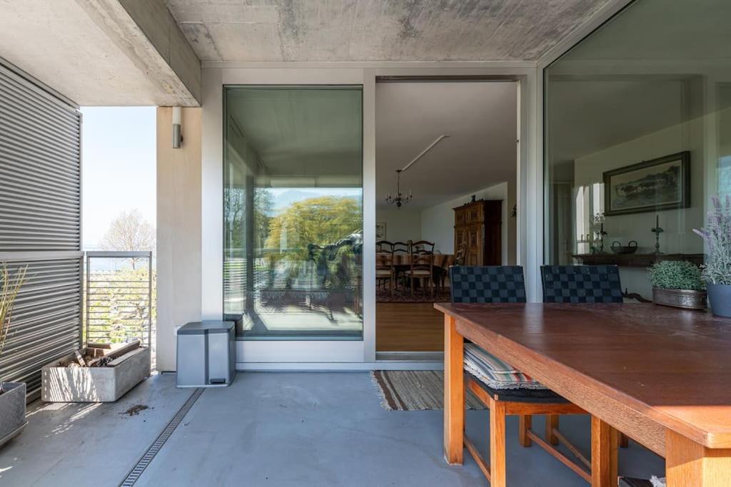 Lakeside-Apartment-1 Grand Appartement Familial Avec 2 Terrasses Et Vue Panoramique Vevey Eksteriør bilde
